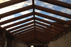 Tejado de madera
