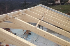 Tejado de madera