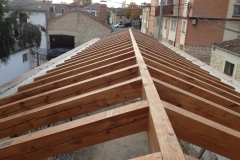 Tejado de madera