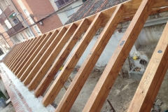 Tejado de madera
