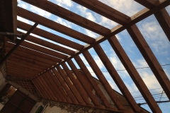 Tejado de madera