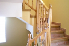 Escalera de madera