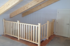 Escalera de madera