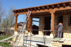 Porche de madera